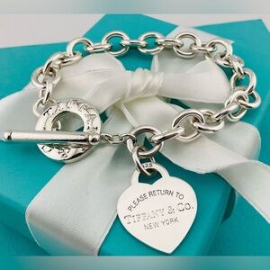 Return To Tiffany Heart Toggle Bracelet